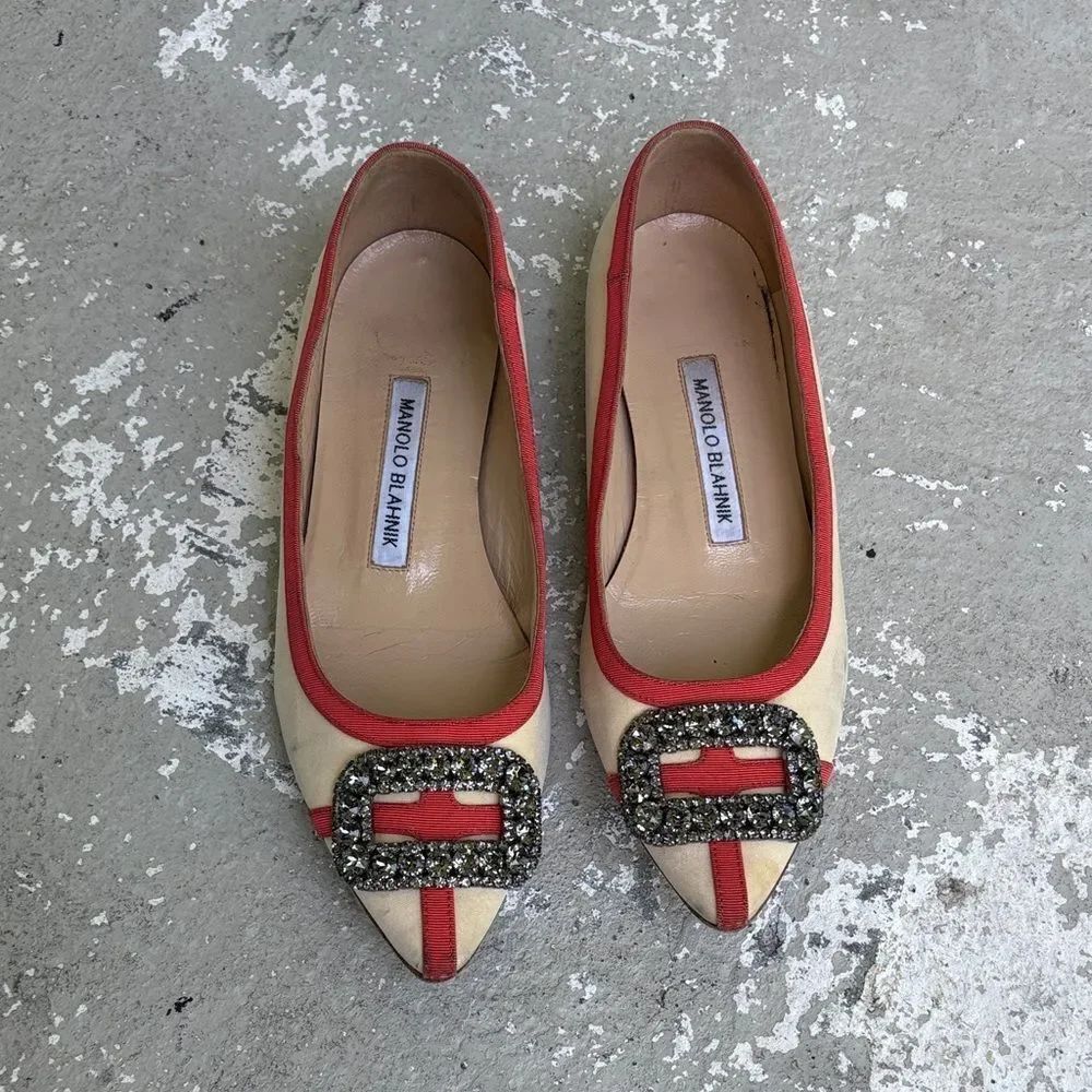Manolo Blahnik signature flats